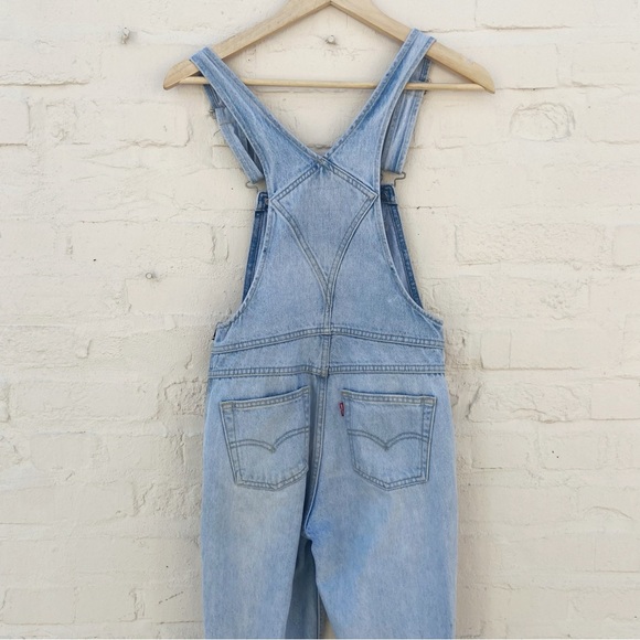 Levi’s Overalls | Hand Embroidered | Slim Fit | Size 24 - Picture 4 of 8